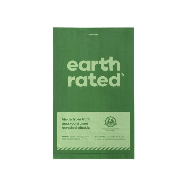 Earth Rated Hundbajspåsar Single Lavendel 300 st