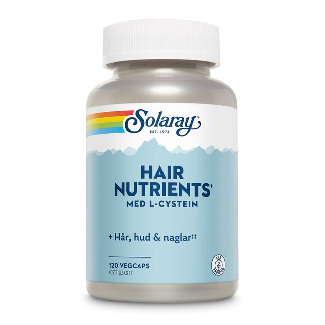 Solaray Hair Nutrients 120 kapslar