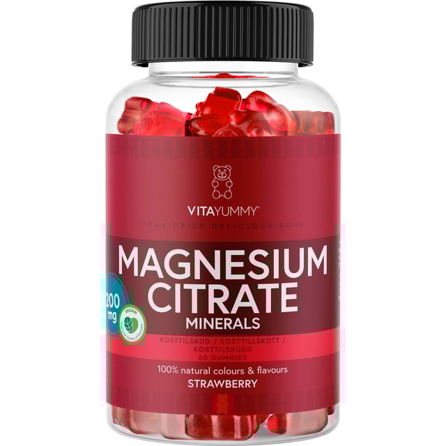 VitaYummy Magnesium Citrate Strawberry 60 st