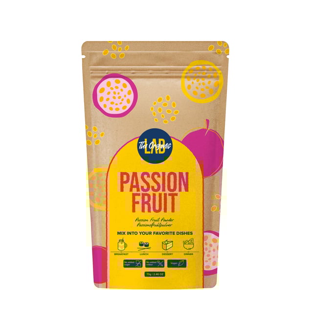 The Organic Labs Passionsfruktspulver 70 g