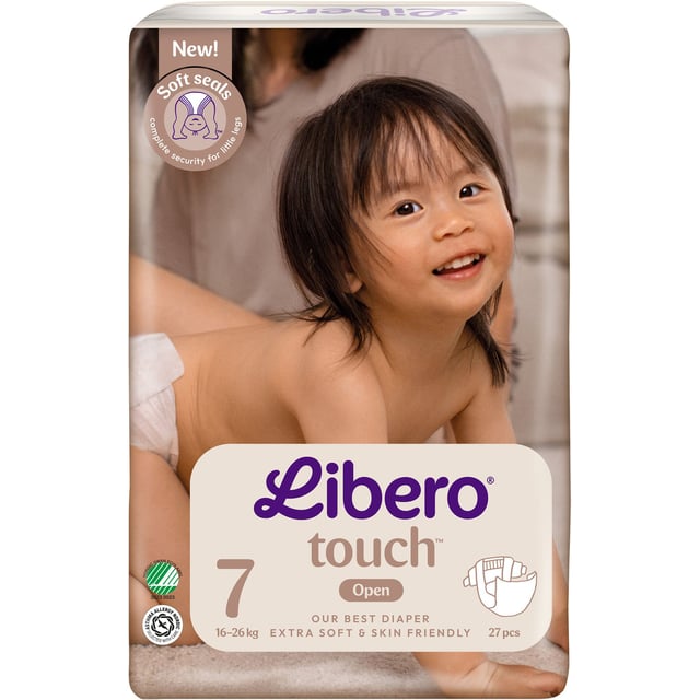 Libero Touch 7 Blöjor (16-26 kg) 27 st