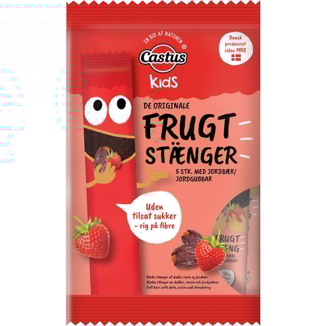 Castus Fruktstång Jordgubb 5x20g