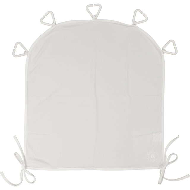 Geggamoja UV-Gardin Barnvagn Vit One Size