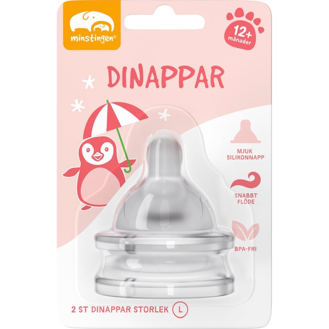 Minstingen Dinapp 12+ månader 2 st