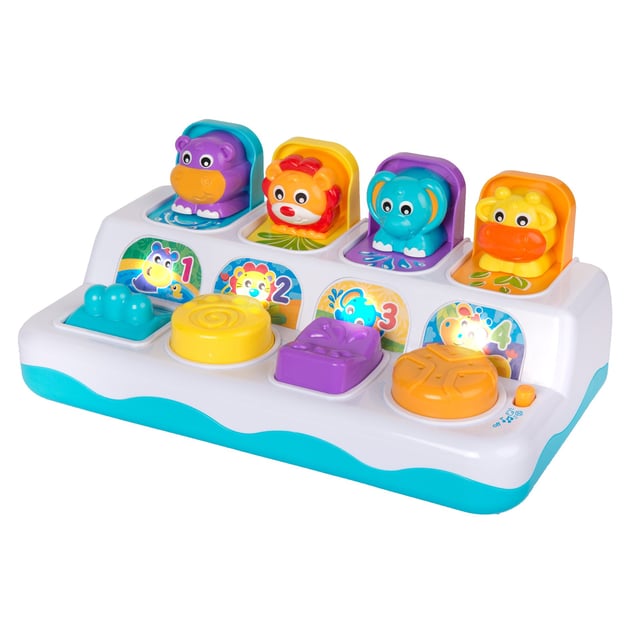 Playgro Music And Lights Pop Up Jungle Pals 12m+