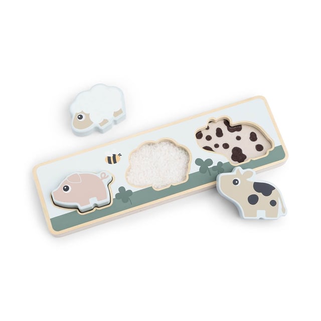 Done by Deer Sensoriskt pussel Tiny Farm Färgblandning