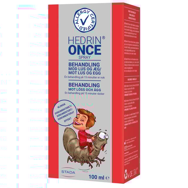 Hedrin Once Lusmedel 100 ml