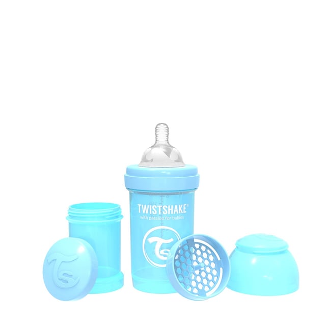 Twistshake Nappflaska Anti-kolik 180 ml Blå