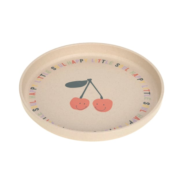 Lässig Tallrik PP/Cellulosa Happy Fruits Cherry