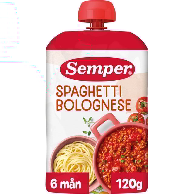 Semper Spagetti Bolognese 6 Mån 120g