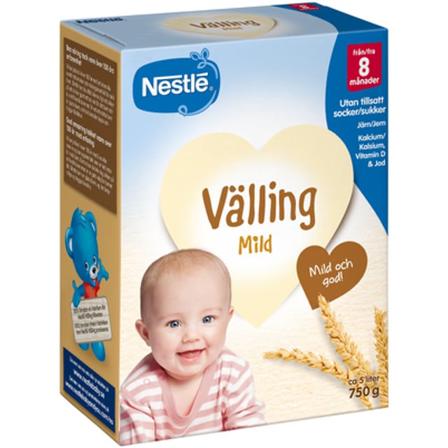 Nestlé Fullkornsvälling Mild 8 månader 750 g