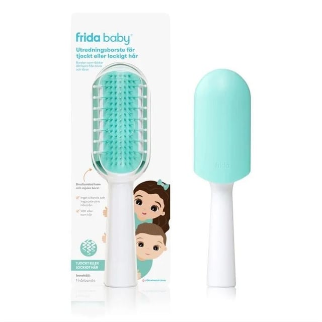 Frida Baby Utredningsborste för tjockt eller lockigt hår 1st