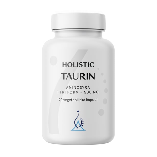 Holistic Taurin 500 mg 90 Vegetabiliska kapslar