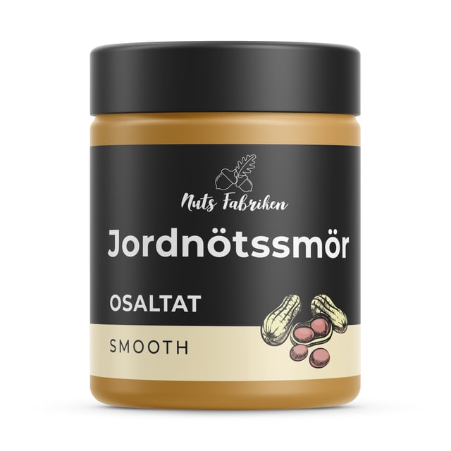 Nuts Fabriken  Jordnötssmör Osaltat Smooth 1000g