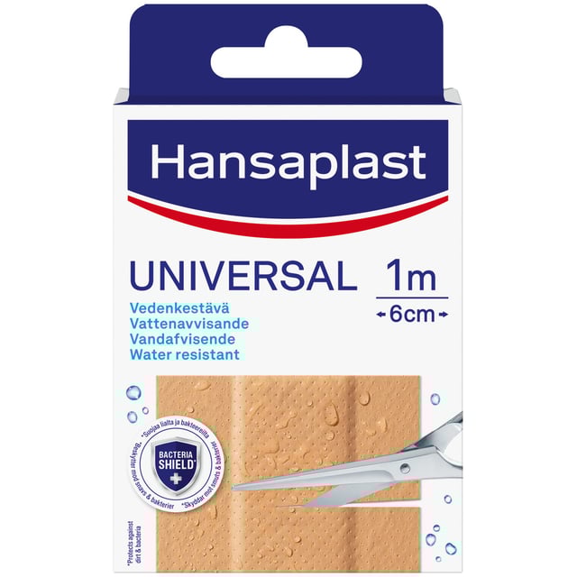 Hansaplast Universal Vattentåligt Plåster 1 m x 6 cm