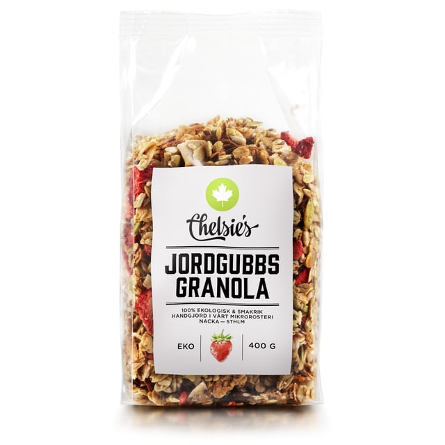 Chelsie's Jordgubbsgranola 400g