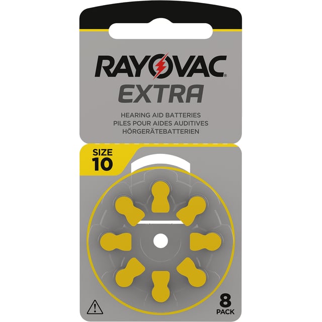 Rayovac Extra Size 10 Gul 8 st