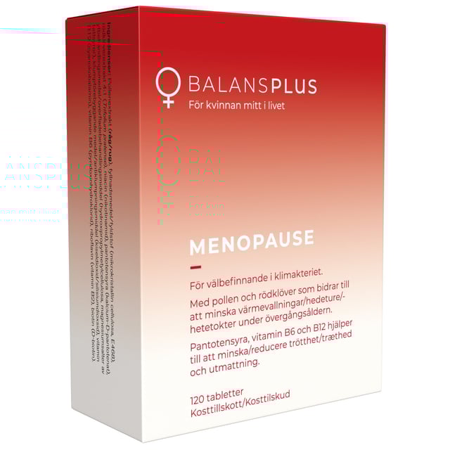 Balans Plus Menopause Pollenextrakt 120 tabletter