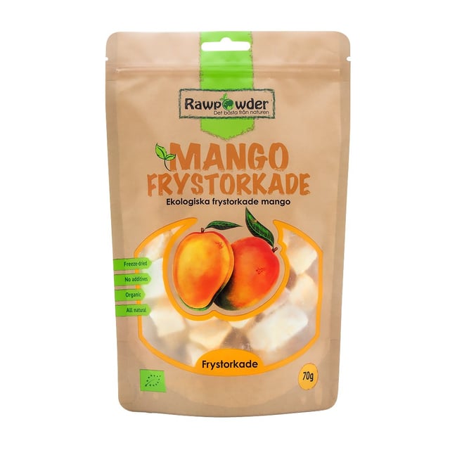 Rawpowder Mango Frystorkade 70g EKO