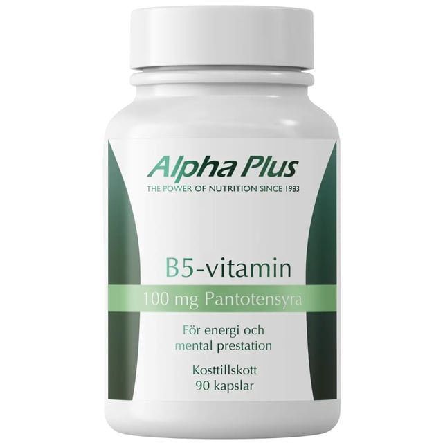 Alpha Plus B5-vitamin 90 kapslar