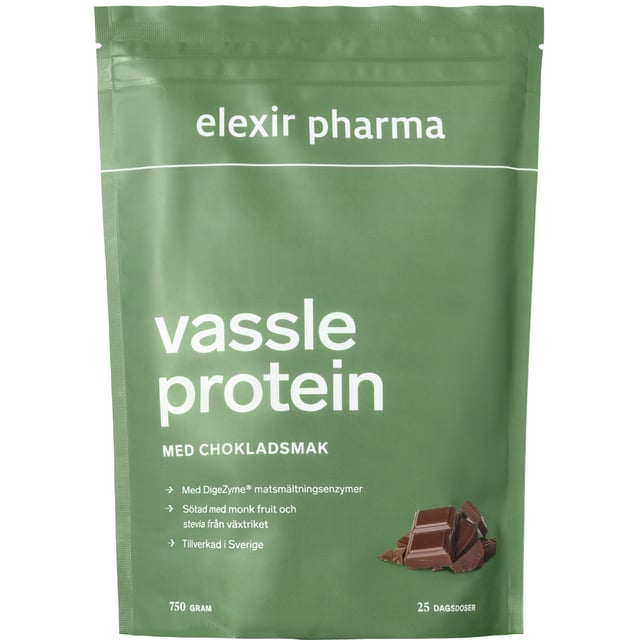 Elexir Pharma Vassleprotein Choklad 750 g