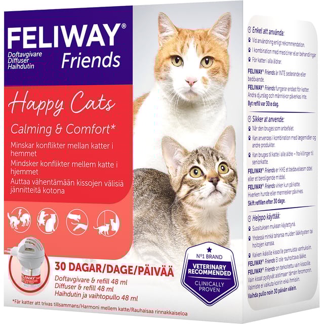Feliway Friends Doftavgivare & Refill 48 ml