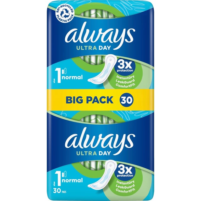Always Ultra Day Bindor Normal Storlek 1 - 30 st