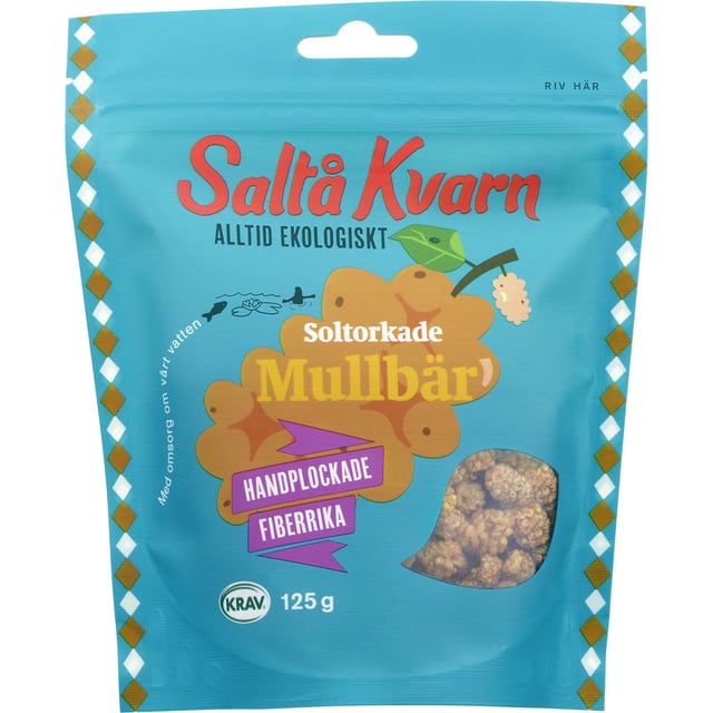 Saltå Kvarn Soltorkade Mullbär 125g