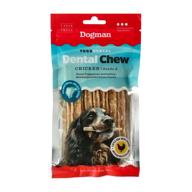 Dogman Tugg Dental Kyckling stl S 7st