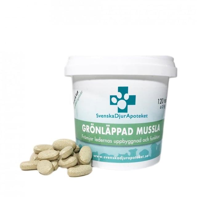Svenska DjurApoteket Grönläppad Mussla 120 tabletter