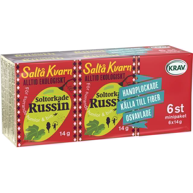 Saltå Kvarn Russin 6 x 14g