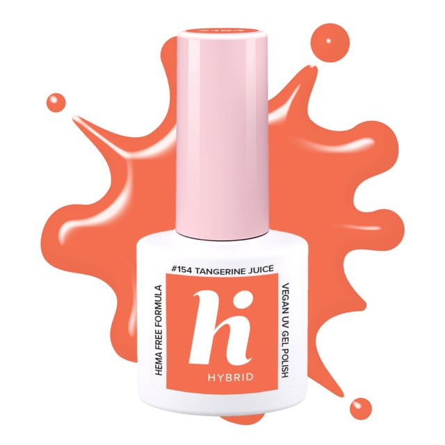 hi hybrid #154 Date UV Gel Polish Tangarine Juice 5 ml