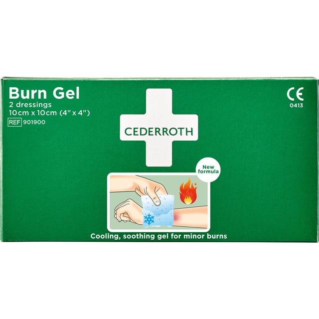 Cederroth Kompress Burn Gel 10 x 10 cm 2 st