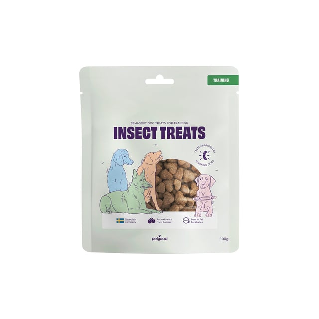 Petgood Insektsbaserat Hundgodis för Träning 100 g