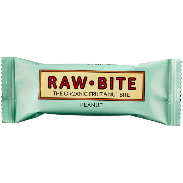 RawBite Frukt & Nötbar Jordnöt 50 g
