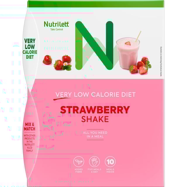Nutrilett VLCD Strawberry Shake 10 st