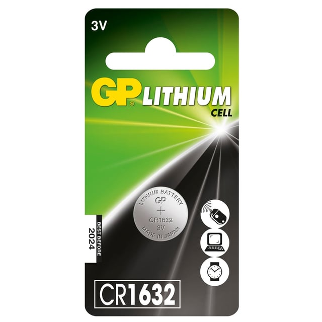 GP Lithium 1632-C1 Knappcellsbatteri 1 st