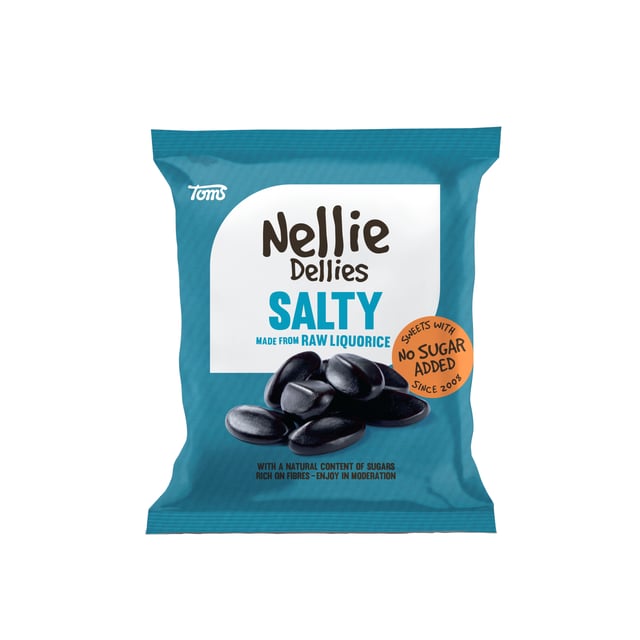 Nellie Dellies Salty Liquorice 90g
