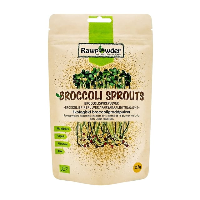Rawpowder Broccoligroddar 115 g
