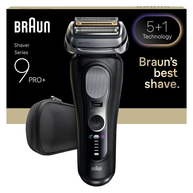 Braun Series 9 PRO+ Elektrisk Rakapparat, Pro SensoAdapt, 60 min, 9600S, Svart