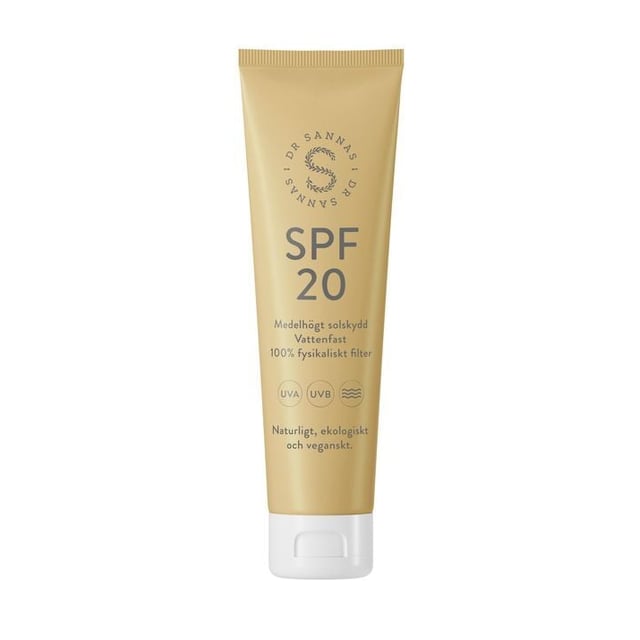 Dr Sannas Solskydd SPF 20 100 ml