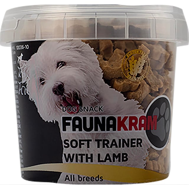 Faunakram Soft Trainer Hundgodis Med Lamm 200 g