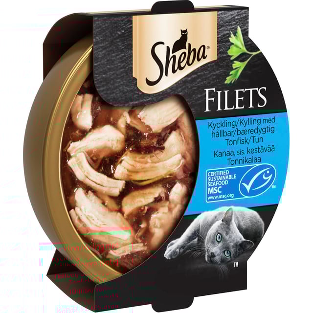 Sheba Filets Kyckling och Tonfisk 60 g