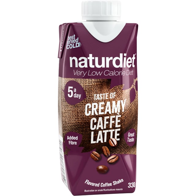 Naturdiet VLCD Creamy Caffe Latte Shake 330 ml