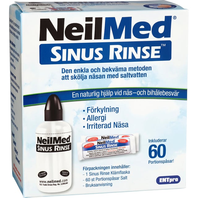 NeilMed Sinus Rinse Nässköljare & Portionspåsar 60 st