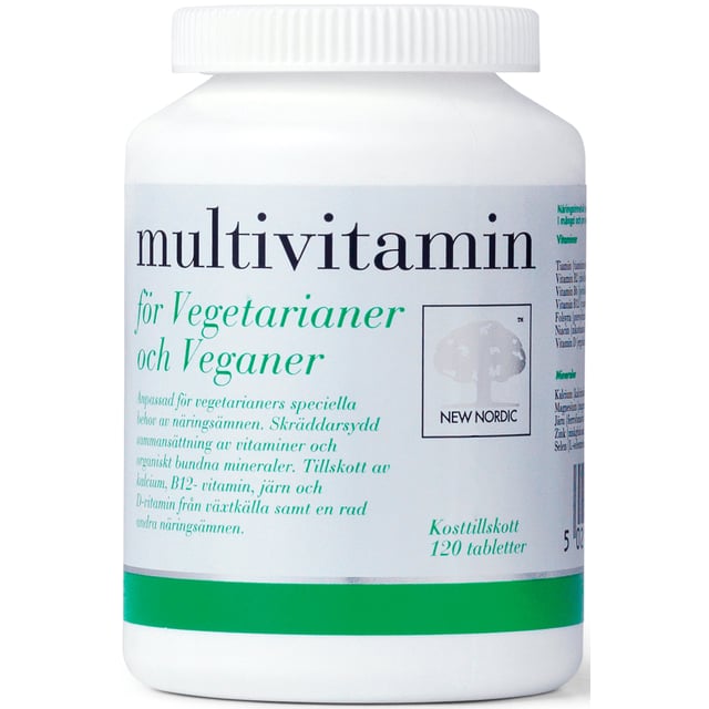 Multivitamin för vegetarianer 120 st