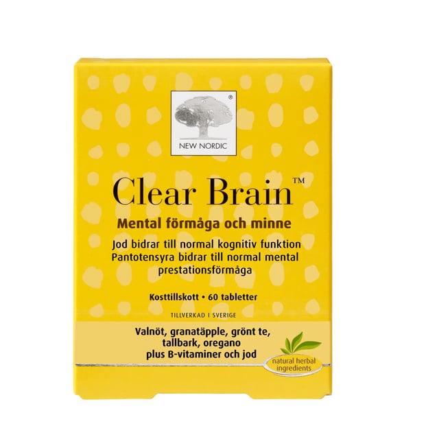 New Nordic Clear Brain 60 tabletter