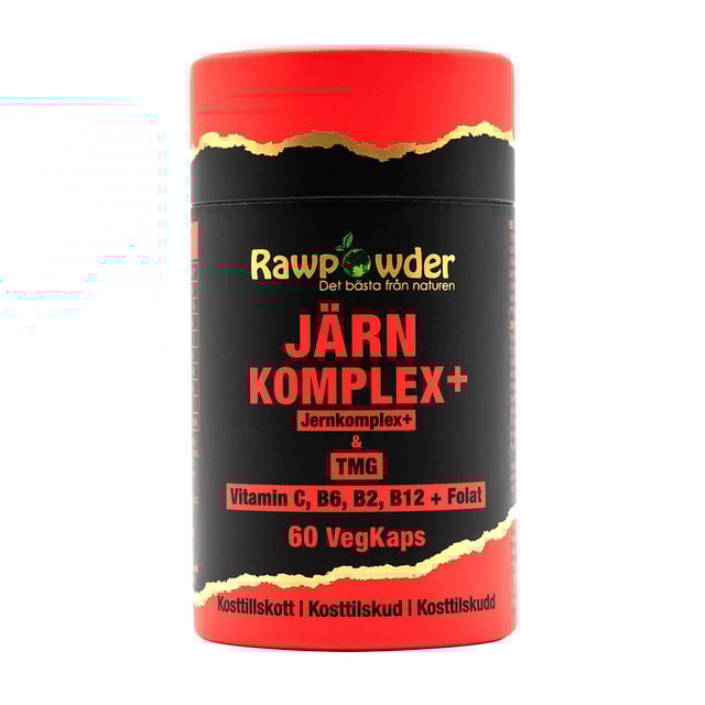 Rawpowder Järn Komplex+ 60 VegKaps