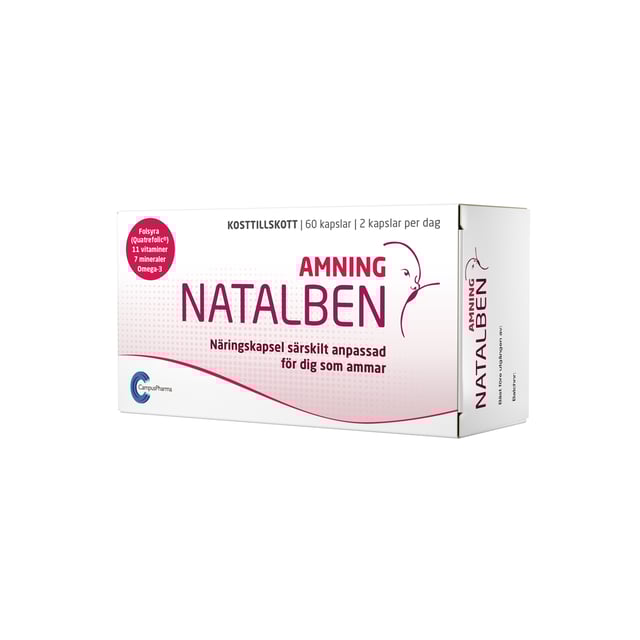 Natalben Amning Multivitamin 60 kapslar