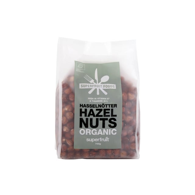 Superfruit Foods Hasselnötter Naturella EKO 750g